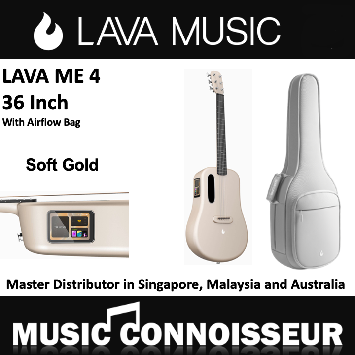 LAVA ME 4 Carbon 36" with Airflow Bag (Soft Gold)