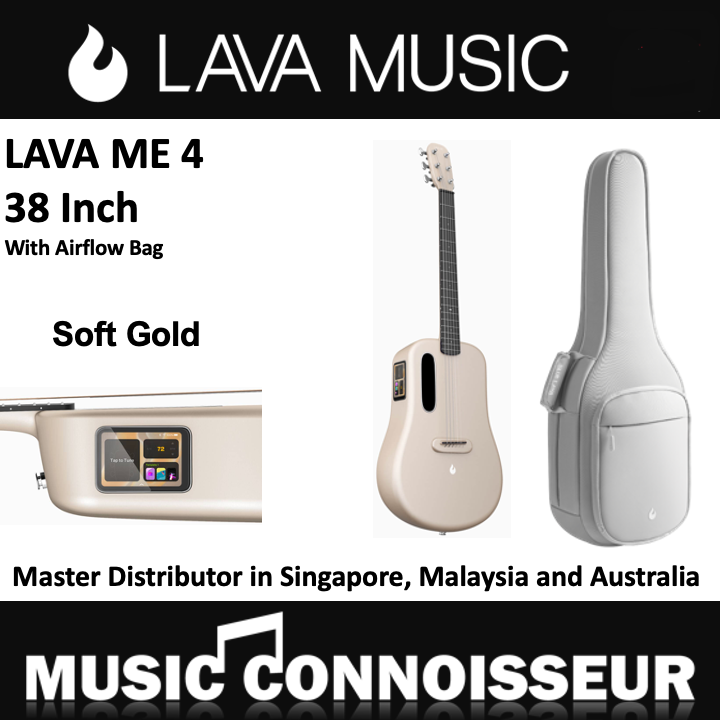 LAVA ME 4 Carbon 38" with Airflow Bag (Soft Gold)